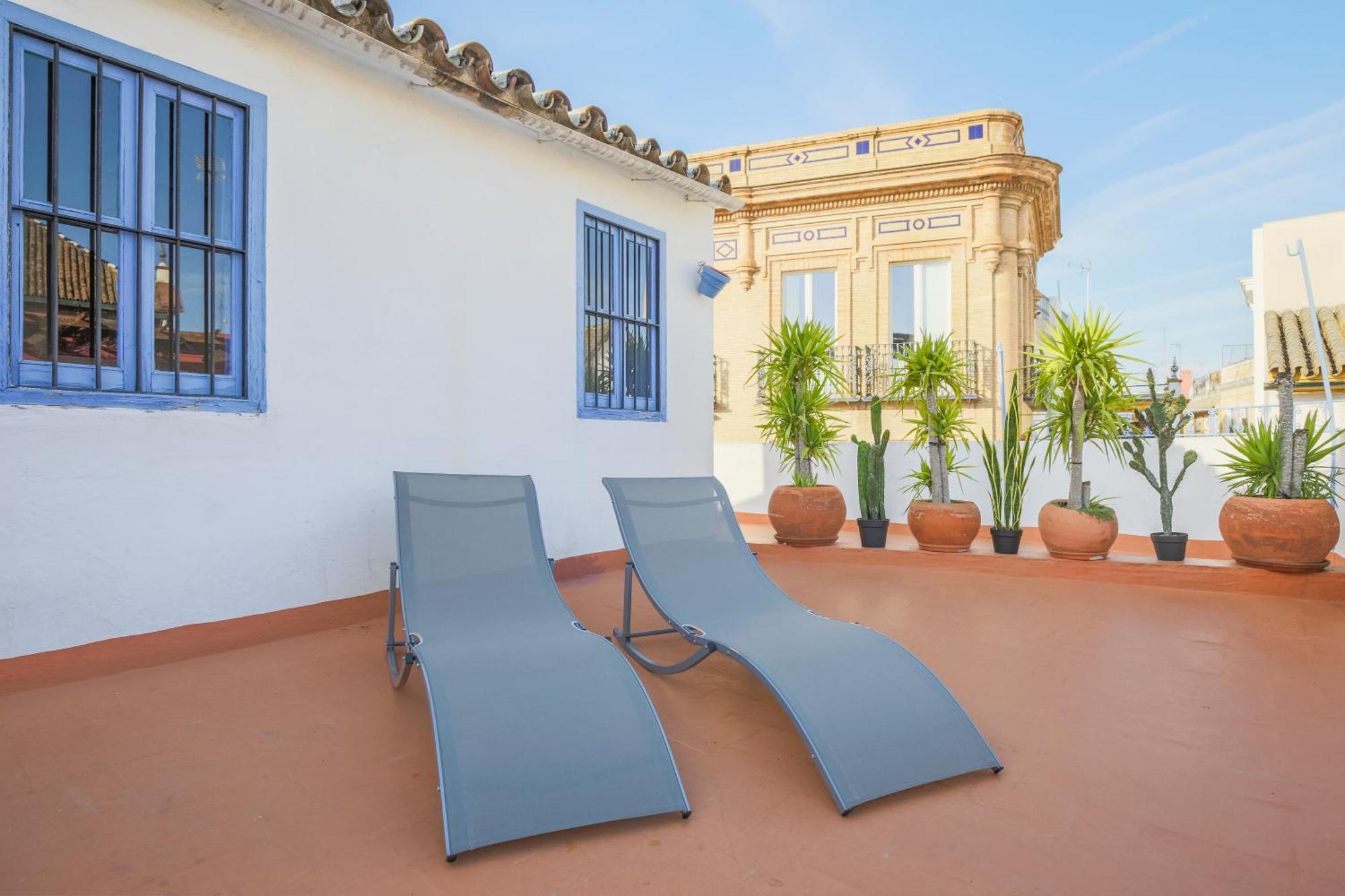 Descubrehome Penthouse Santa Cruz, Private Terrace Севилья Экстерьер фото
