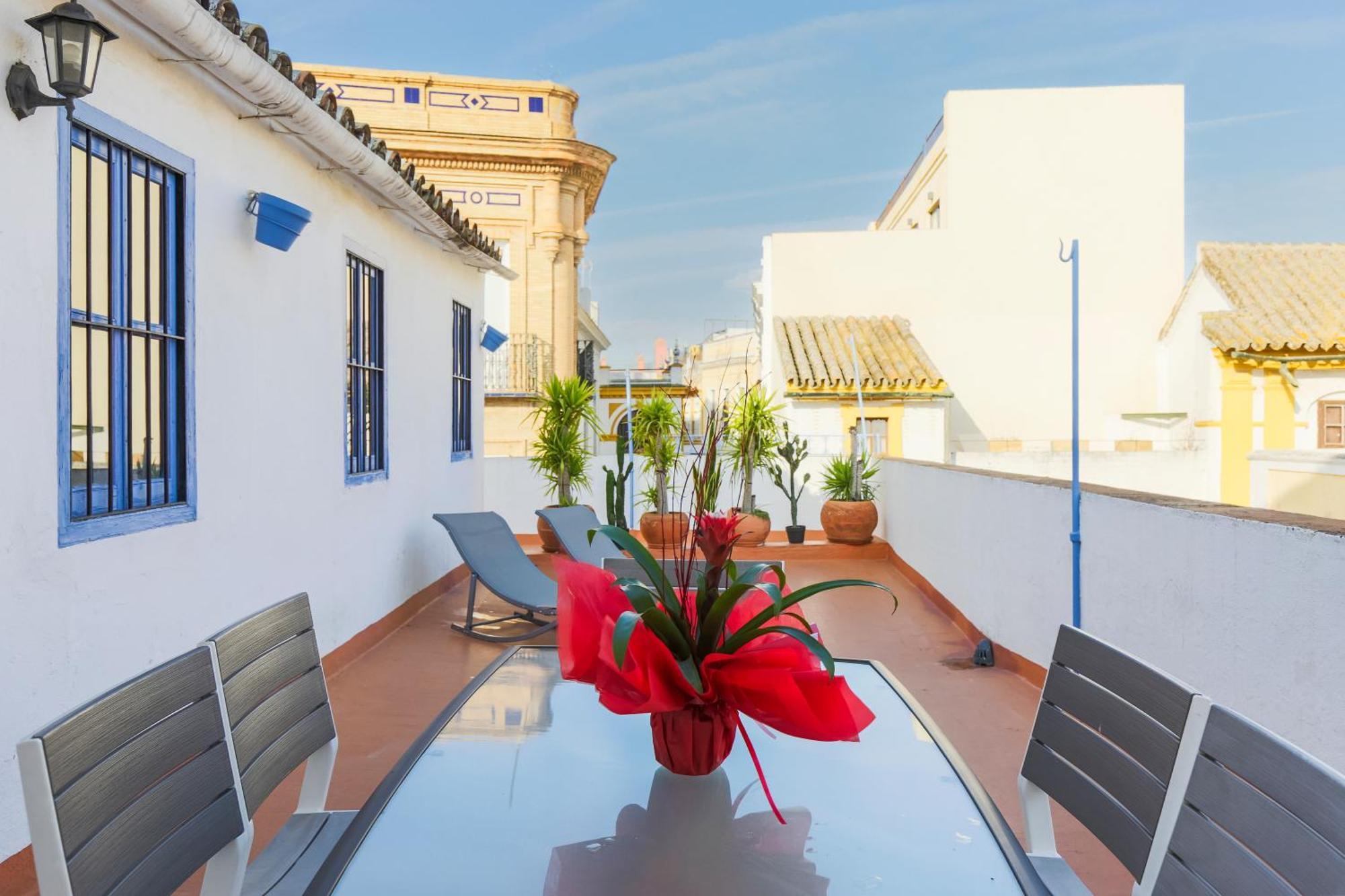 Descubrehome Penthouse Santa Cruz, Private Terrace Севилья Экстерьер фото